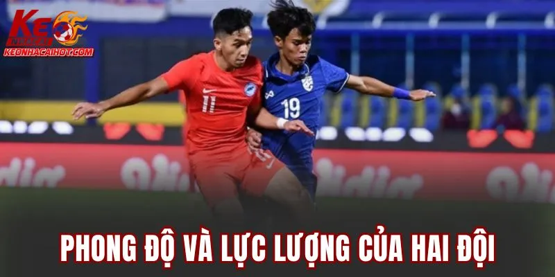 Phong độ và lực lượng của hai đội
