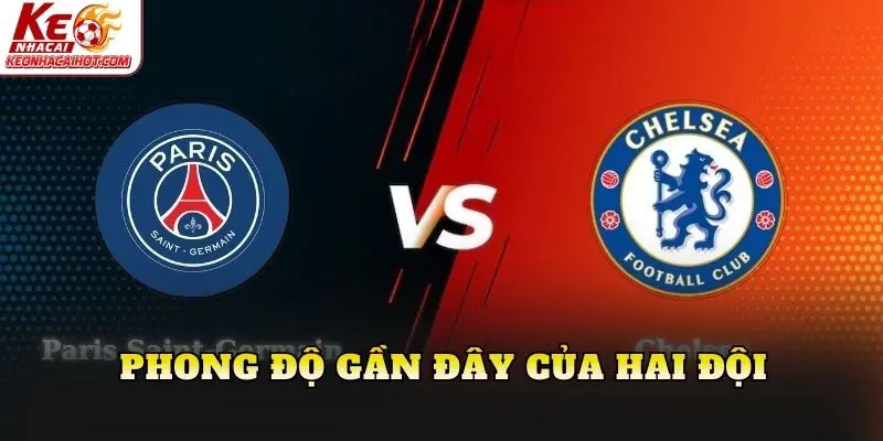 Phong độ gần đây của hai đội