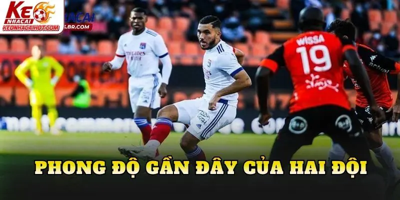 Phong độ gần đây của hai đội
