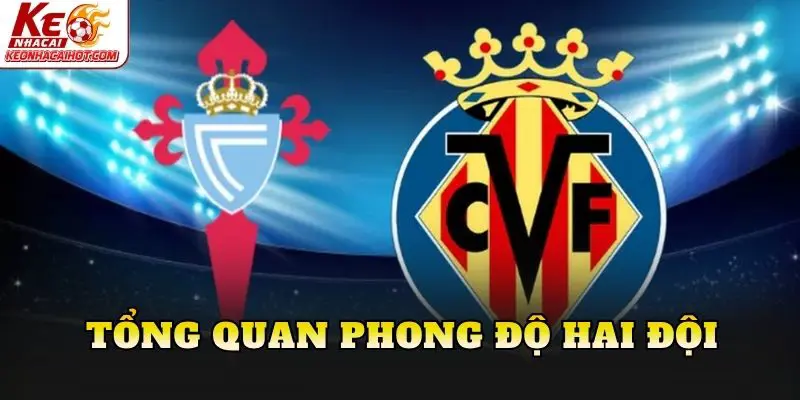 Tổng quan phong độ hai đội
