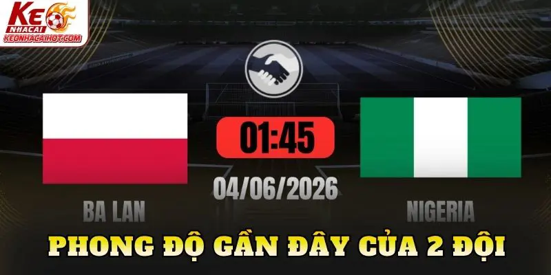 Phong độ gần đây của 2 đội