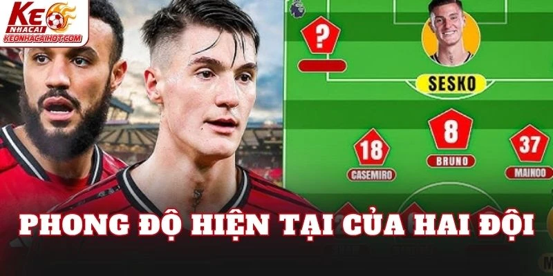 Phong độ hiện tại của hai đội